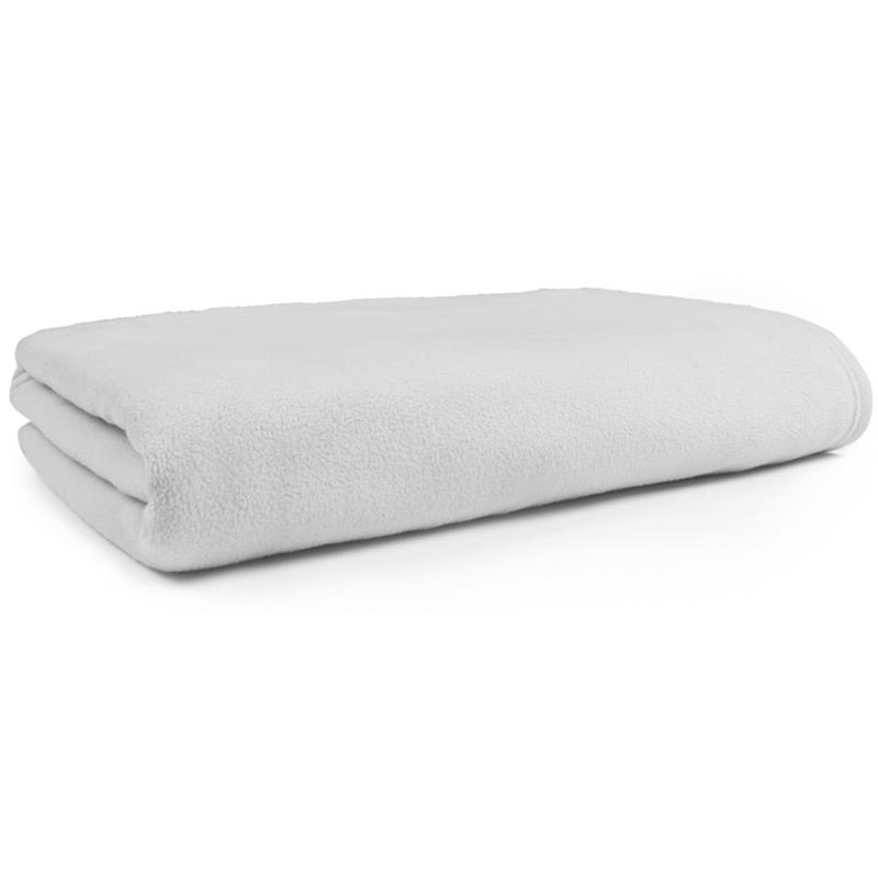 52038 Graham Medical® 50` x 84` white single-use premium Comfort1® Polyester Blankets